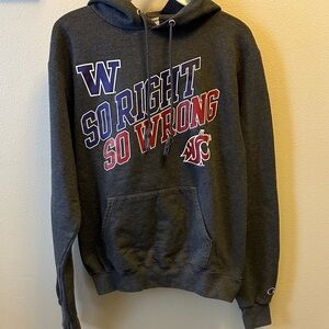Champion Dark Gray Graphic Hoodie